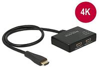 Адаптер DeLOCK HDMI to 2 HDMI - 20 cm
