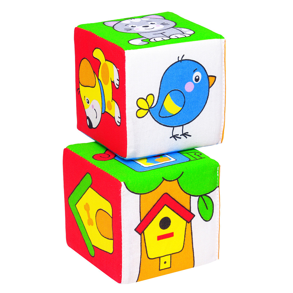 Мякиши Мягкие кубики «Чей домик?» - фото 2 - id-p55724523