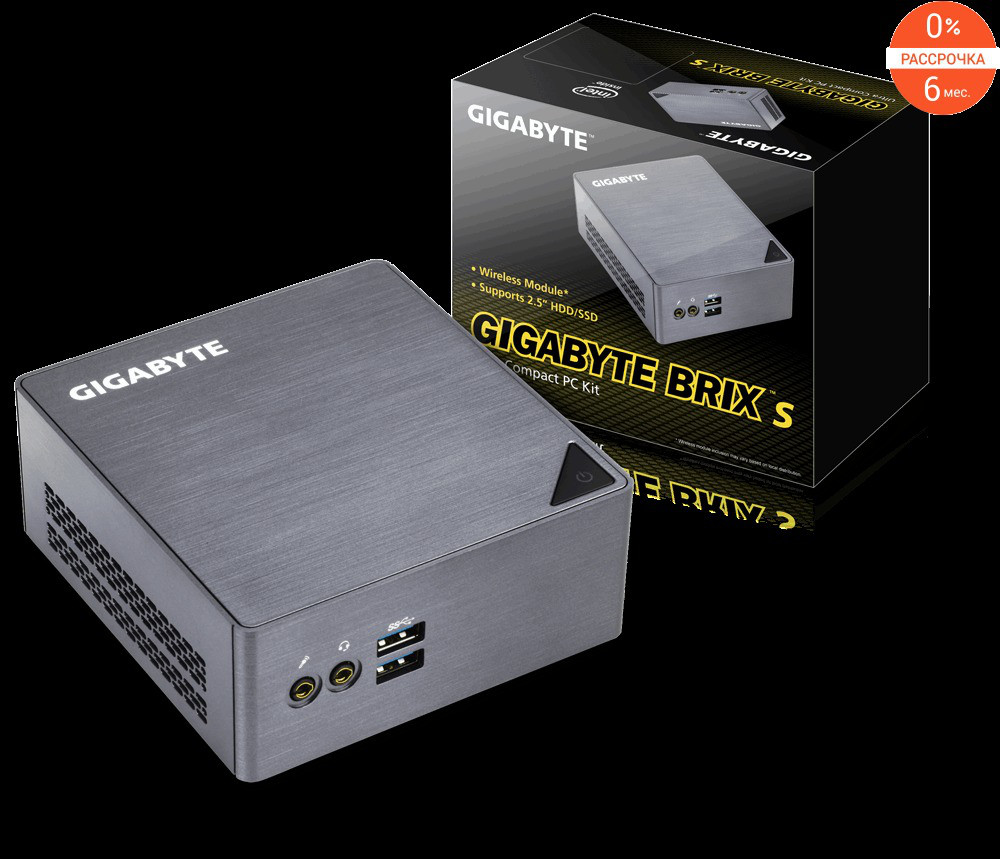 Компьютер Gigabyte BRIX GB-BSi3H-6100