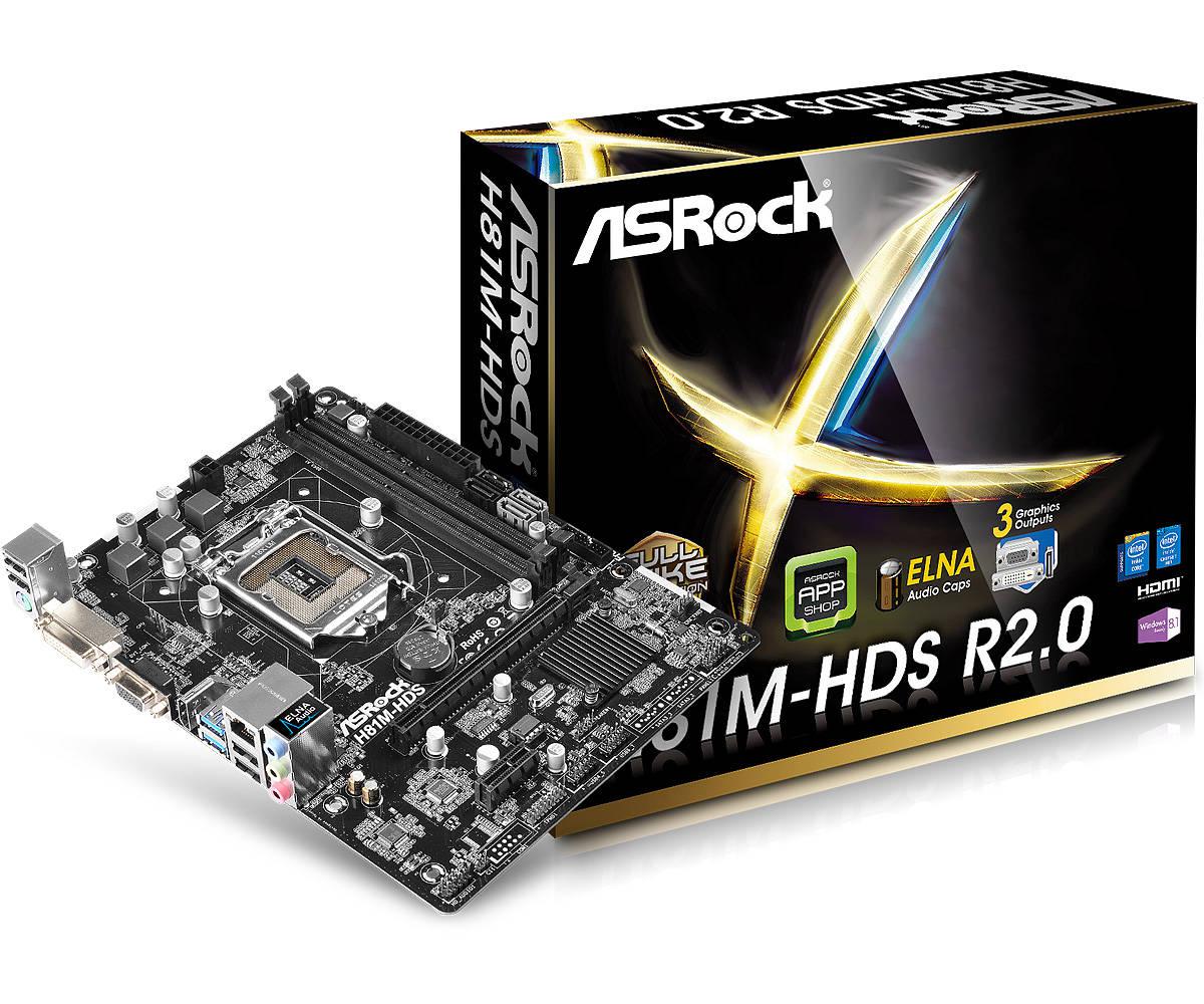 Материнская плата ASRock H81M-HDS R2.0