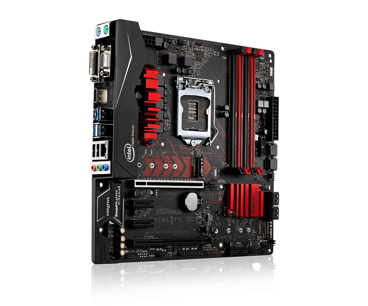 Материнская плата ASRock B250M PERFORMANCE