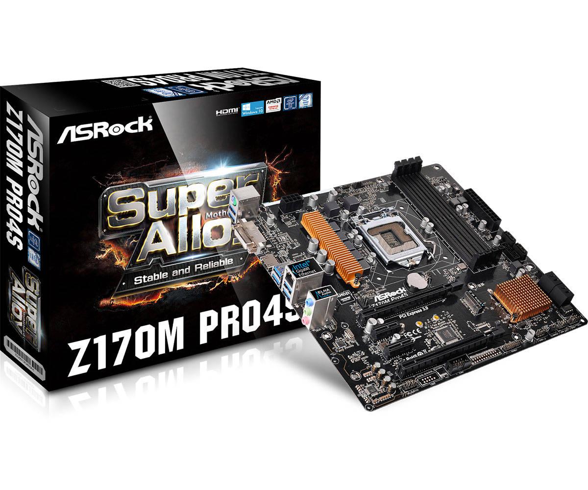 Материнская плата ASRock Z170M PRO4S