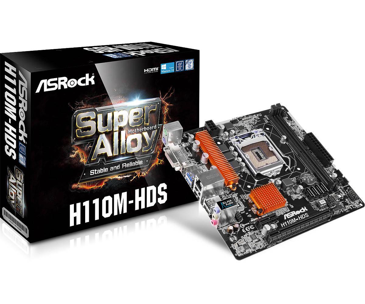 Материнская плата ASRock H110M-HDS