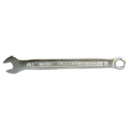 Ключ комбинированный 6 мм, CrV, холодный штамп GROSS