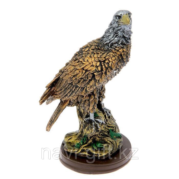 Сувенир "Орел" с гипса, цвет бронза. 19 см × 16 см × 32 см