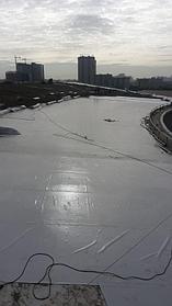 УСТРОЙСТВО БАЛЛАСТНОЙ КРОВЛИ ПВХ МЕМБРАНОЙ "ДЕКОПРАН", Гостиница "ДУМАН", г.Астана 8