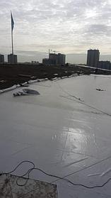 УСТРОЙСТВО БАЛЛАСТНОЙ КРОВЛИ ПВХ МЕМБРАНОЙ "ДЕКОПРАН", Гостиница "ДУМАН", г.Астана 9