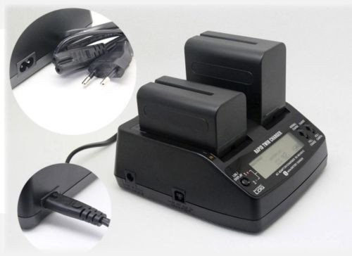 Зарядное устройство AC-VQ1051С (двойное) для Sony NP-F970 - фото 6 - id-p3786968