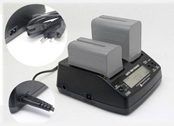 Зарядное устройство AC-VQ1051С (двойное) для Sony NP-F970