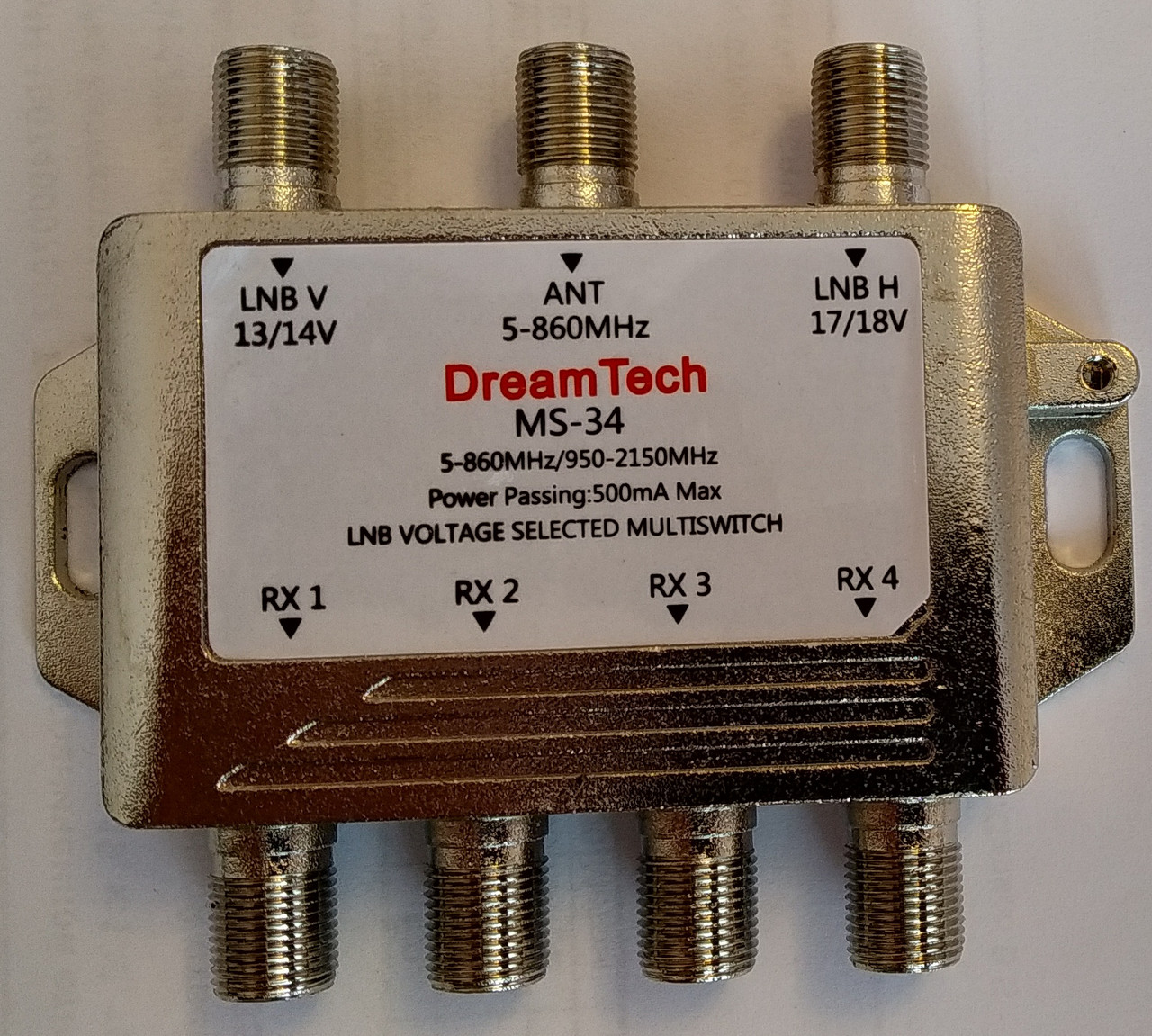 Мультисвитч  DreamTech MS-34  2входа-SAT,  1-TERA,  4выхода
