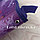 Детская папка на молнии А4 пластиковая с тканевой окантовкой "Принцессы с бабочками" (фиолетовый), фото 3