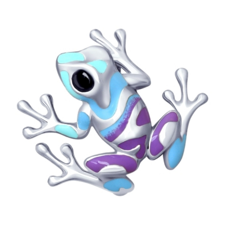 Брошь 🐸🐸🐸 / серебро