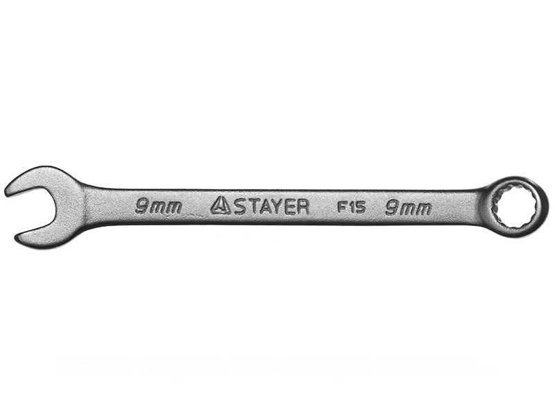 Ключ STAYER "MASTER" гаечный комбинированный, хромированный, 12мм