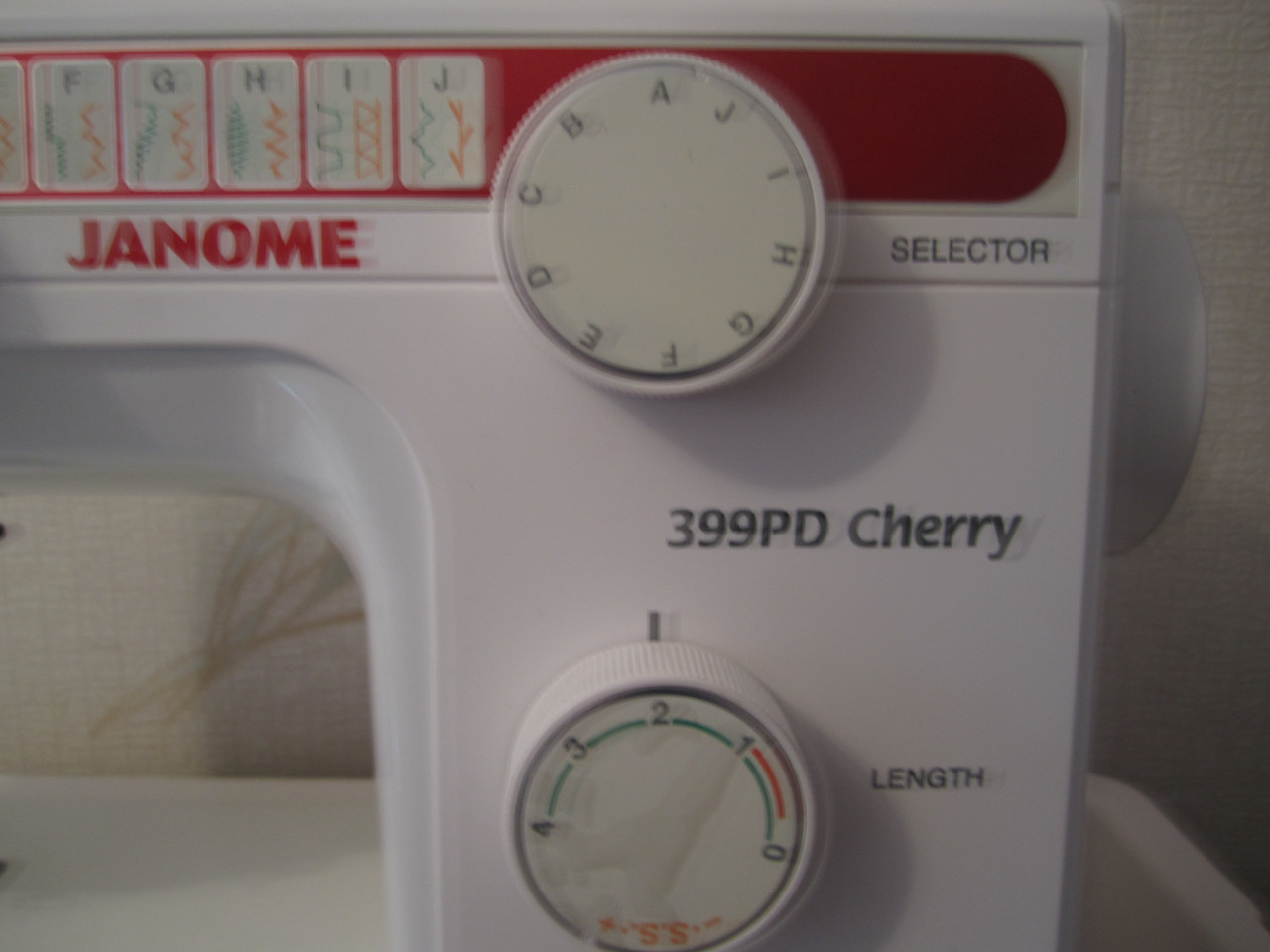Швейная машинка Janome 399 PD Cherry со столиком - фото 3 - id-p55857932