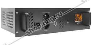 Источник бесперебойного питания Line-Interactive, 1000 VA, Rackmount LCD