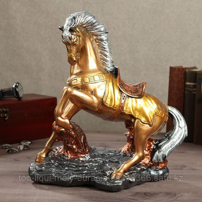 Сувенир "Конь на дыбах" большой, бронза - фото 1 - id-p55863585