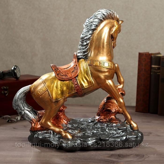 Сувенир "Конь на дыбах" большой, бронза - фото 2 - id-p55863585