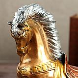 Сувенир "Конь на дыбах" большой, бронза, фото 3