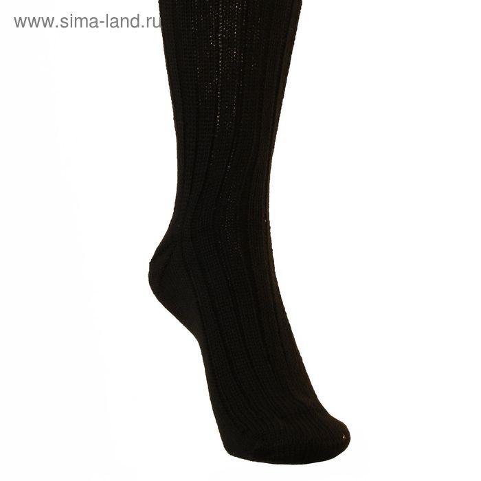 Носки женские шерстяные, цвет чёрный, размер 23