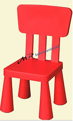 Детский стул дизайнерский IKEA красный