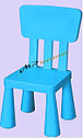 Детский стул дизайнерский IKEA красный, фото 2