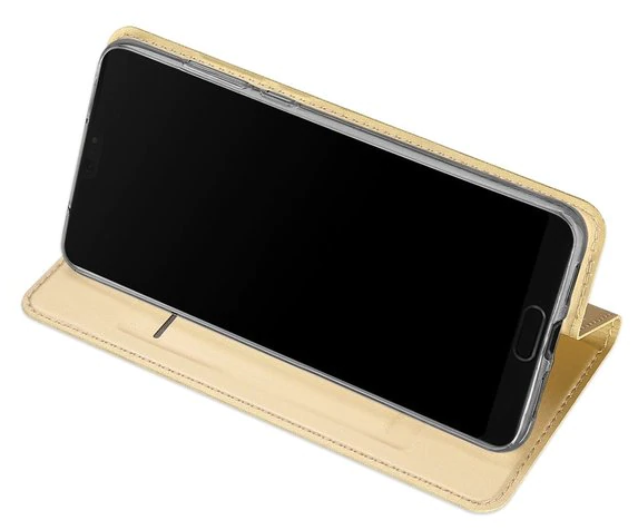 Кожаный чехол Open series на Huawei P Smart (золотистый) - фото 2 - id-p55912655
