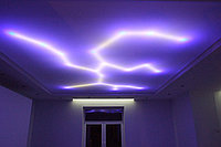 Монтаж подсветки потолков, декоративная подсветка потолка, фото 5