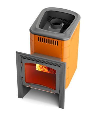 Печь для бани ТМФ Компакт 2013 Carbon Витра терракота