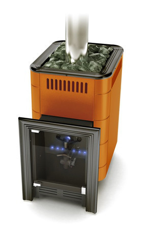 Печь для бани газовая ТМФ Уренгой-2 Inox терракота (без ГГУ)
