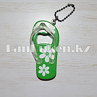 Зажигалка с открывалкой для бутылок тапочек (сланец) 2 в 1 в ассортименте зеленый