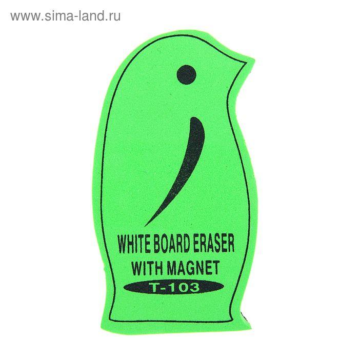 Губка магнитная для доски "Пингвин", цвета МИКС