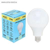 Лампа светодиодная Luazon Е27, 12 Вт, 2700 К AL радиатор