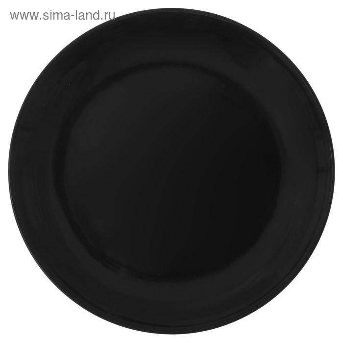 Тарелка 21 см "Чёрная"