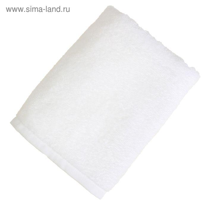 Полотенце махровое "Экономь и Я" 30*60 см белый, 100% хлопок, 340 г/м2
