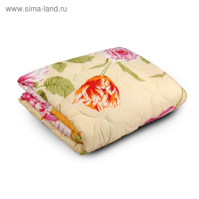 Одеяло облегченное Веста, ФПТ-О-15, 140*205, 200г/м, холлофайбер, ткань п/э, цвет микс