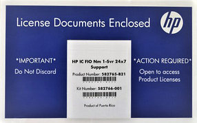 Программное обеспечение HP IC FIO 1 /svr 24 x 7 1 (582765-b21)