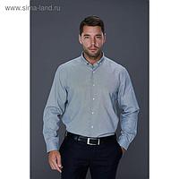Рубашка мужская, цвет серый, размер 48, об.шеи 39