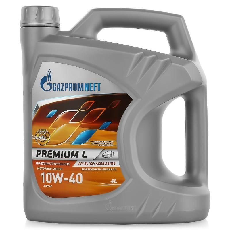 Полусинтетическое масло Газпром Premium L 10W-40 канистра 5 л. - фото 3 - id-p55944324