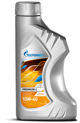 Полусинтетическое масло Газпром Premium L 10W-40 канистра 1 л.