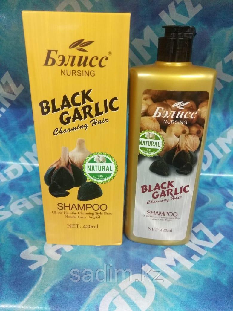 Бэлисс Nursing Black Garlic - Шампунь с экстрактом черничного чеснока против выпадения волос