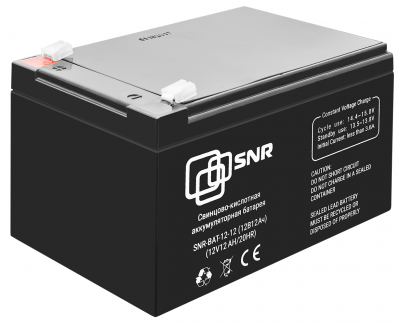 Свинцово-кислотный аккумулятор 12 В 12 Ач (SNR-BAT-12-12-GP) - фото 1 - id-p55963278