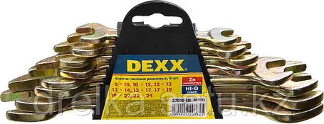 Набор рожковых гаечных ключей 8 шт, 8 - 24 мм, DEXX, фото 2