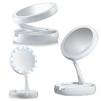 Зеркало с подсветкой и увеличением My Fold Away Mirror, фото 4