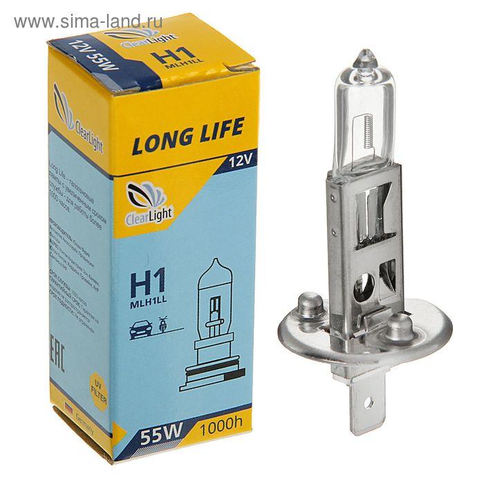 Галогенная лампа Clearlight LongLife, H1,12 В,55 Вт