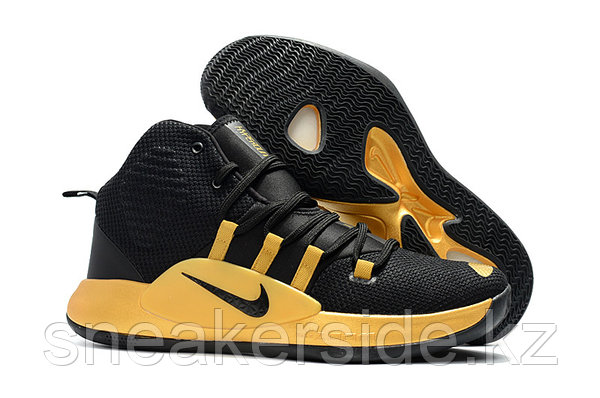 Nike hyperdunk black and sales gold