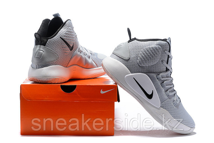 Кроссовки Nikе Hyperdunk X (2018) "Grey/White" (36-46) - фото 6 - id-p55977218