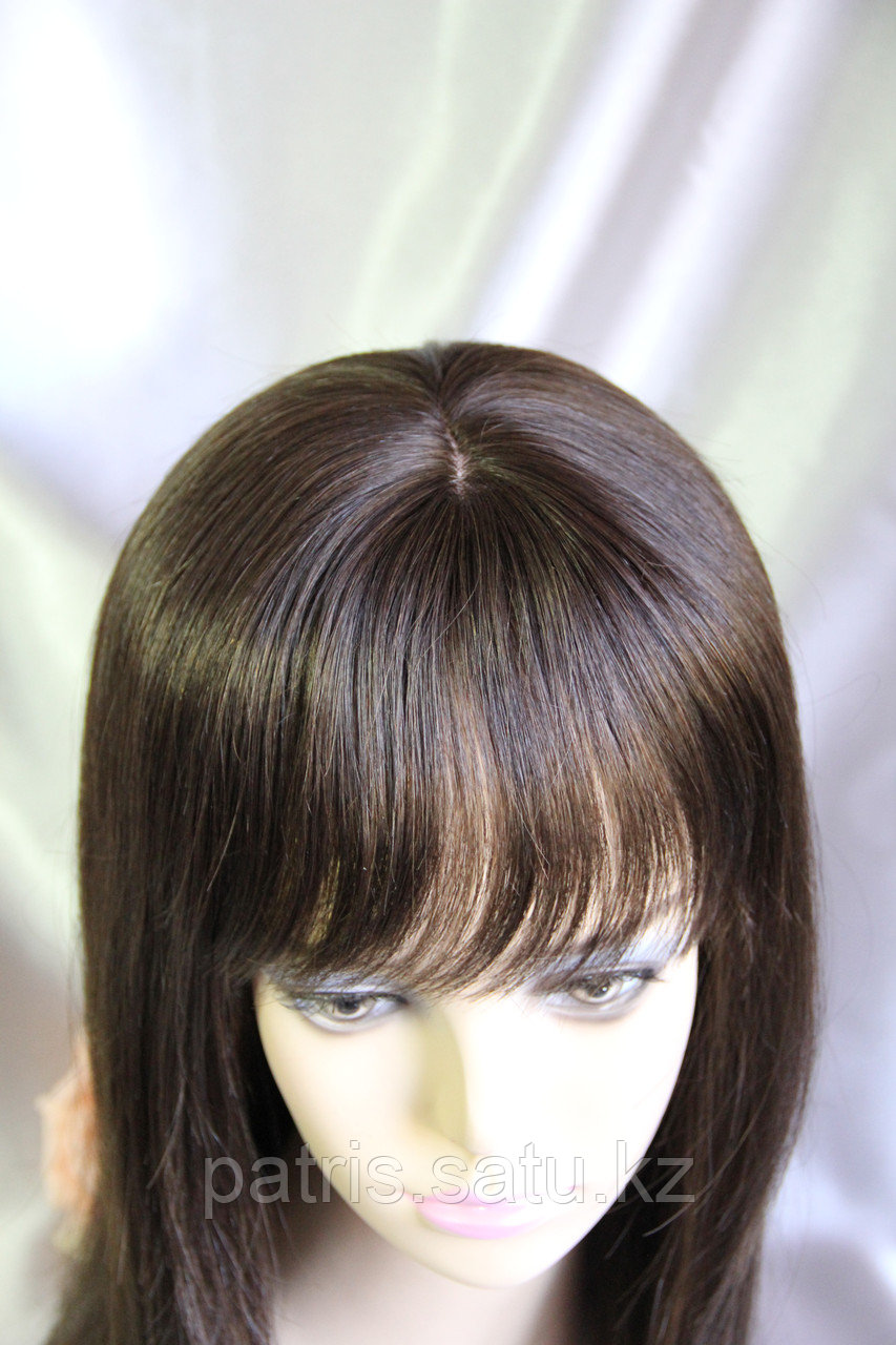 Парик легкий прямой с пробором из натуральных волос - фото 4 - id-p55977932