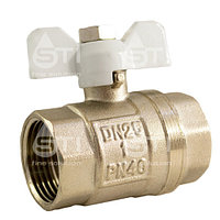 Кран шаровой Ду25 STI М-М бабочка/ручка T=200*C