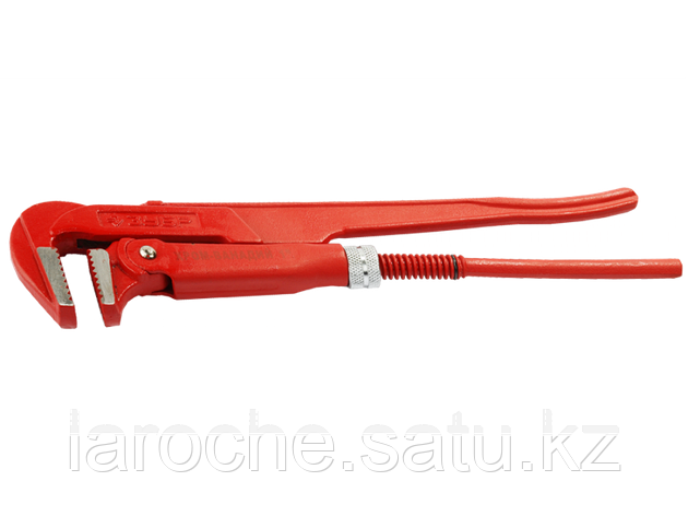 Ключ трубный рычажный ЗУБР, прямые губки, цельнокованый, Сr-V, № 0,  3/4", фото 2