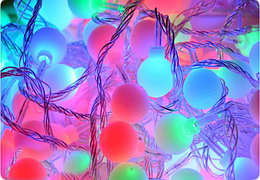 Гирлянда многоцветная "Шарики" 10 м